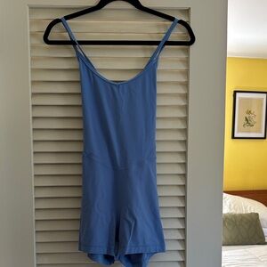 Lululemon align unitard, pool party blue. Size 8.